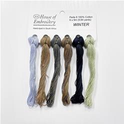 Coton perl n8 House of Embroidery - Winter