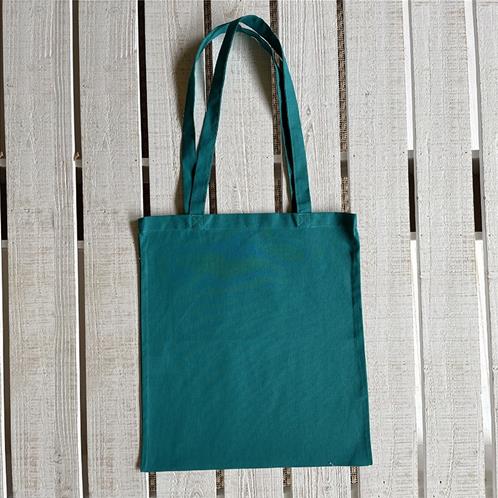 Tote bag 100% coton - Pétrole clair