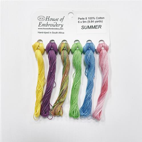 Coton perlé n°8 House of Embroidery - Summer