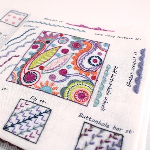 Modèles Monochromes Pour La Broderie Point De Croix Au Fil Blanc