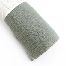 Gaze de coton vert de gris - Coupon