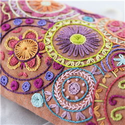 Etui à lunettes - Mandala - Orange