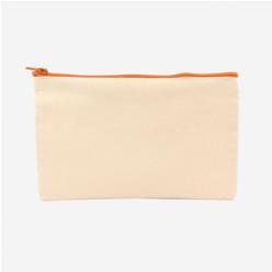 Trousse - Fermeture éclair orange