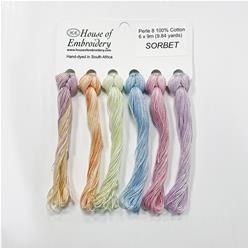 Coton perlé n°8 House of Embroidery - Sorbet