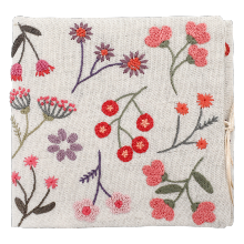 Porte-aiguille fleuri - Corail