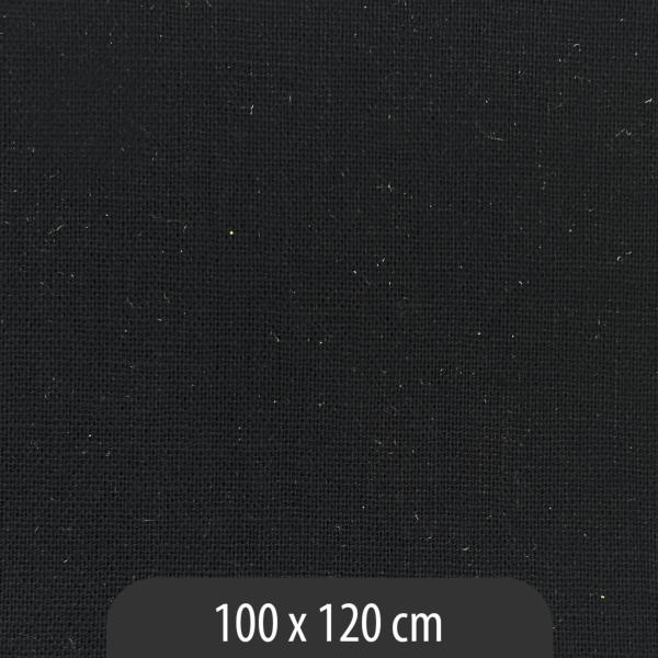 Tissu métis noir 100 x 120 cm