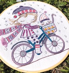 Quand Salomé se promène à vélo (vendu sans cercle)