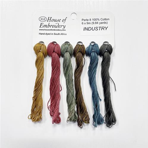 Coton perlé n°8 House of Embroidery - "Industry