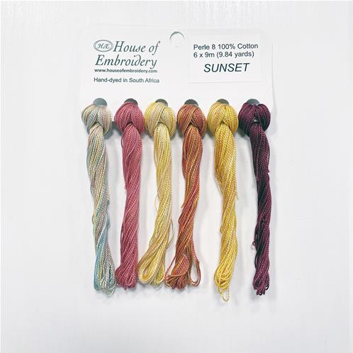 Coton perlé n°8 House of Embroidery - "Sunset