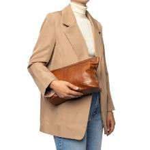 Pochette à projet en cuir - Noyer