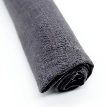 Lin fin Anthracite - Coupon 150 cm
