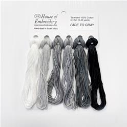 Mouliné House of Embroidery - Fade to gray