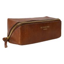 Grande trousse en cuir - Noyer