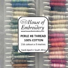 Coffret coton perlé n°8 House of Embroidery - 216 couleurs