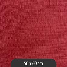 Coupon tissu métis rouge 50 x 60 cm