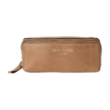 Trousse en cuir - Taupe