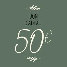 Bon cadeau - 50 €