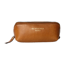 Trousse en cuir - Camel