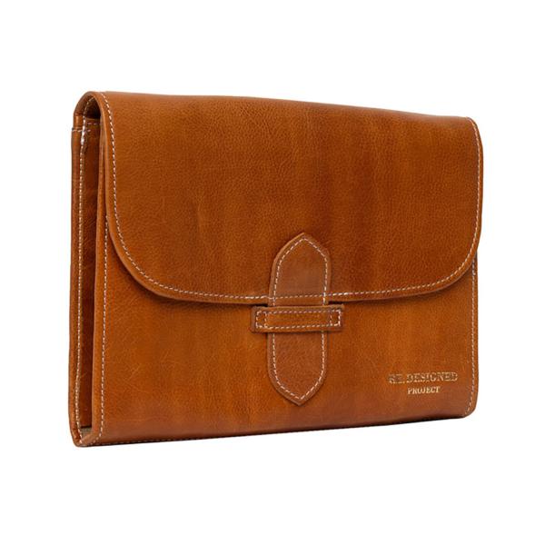 Organiseur en cuir - Camel