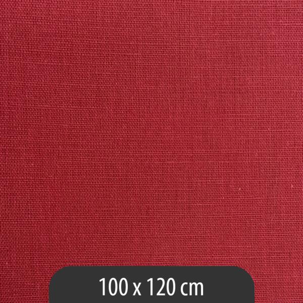 Tissu métis rouge 100 x 120 cm