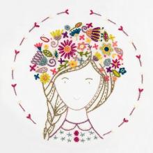 Eglantine, fleur des champs (vendu sans cercle)