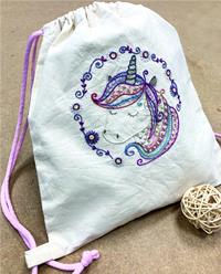 Sac à goûter - Lacet lilas
