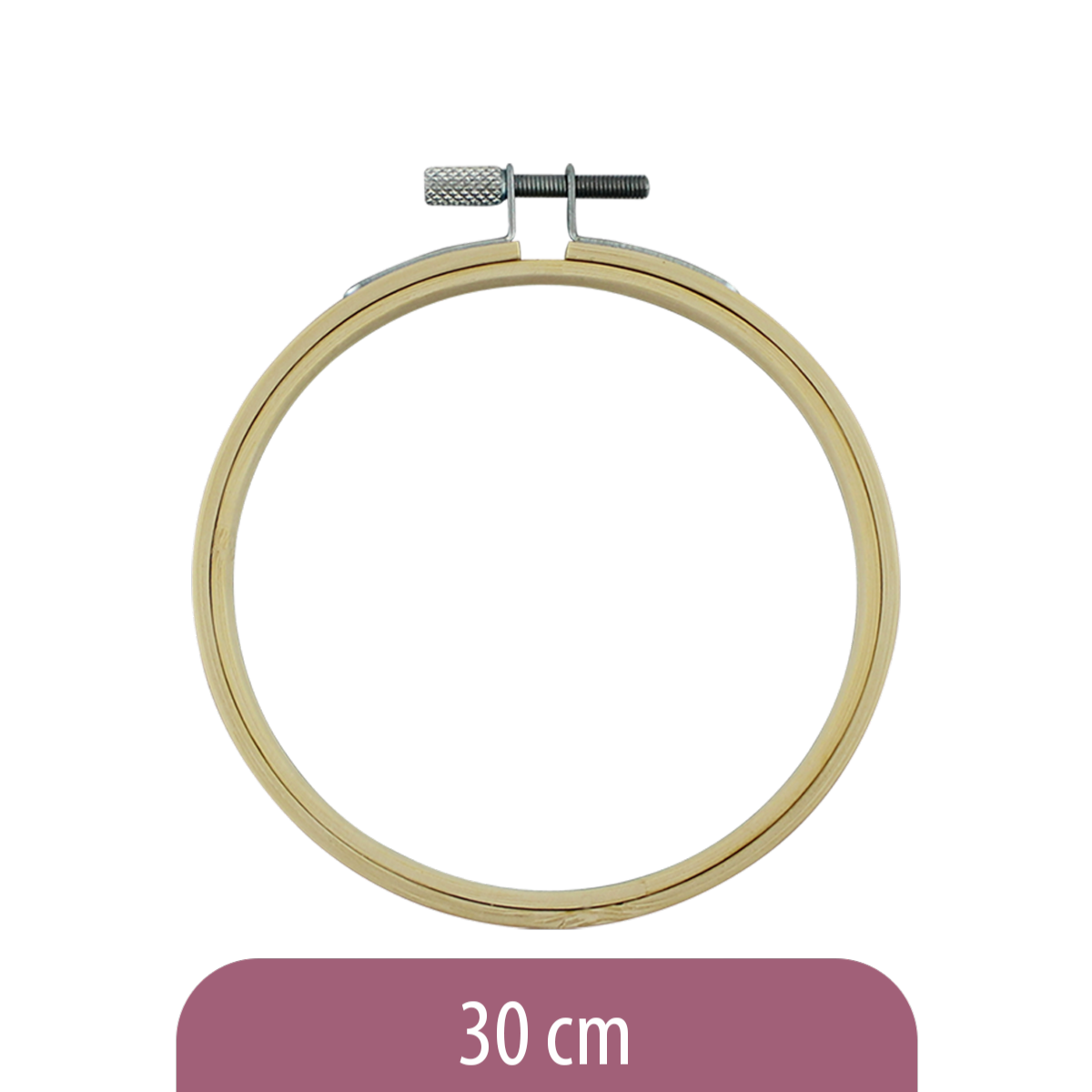 Cercle à Broder En Bois 30 Cm (12 Pouces) - Pour Point De Croix, Broderie, Travaux Manuels - Support Pour Déco Textile