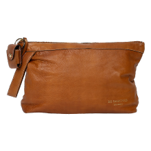 Pochette à projet en cuir - Camel