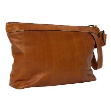 Pochette à projet en cuir - Camel