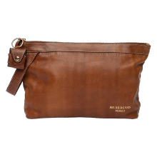 Pochette à projet en cuir - Noyer