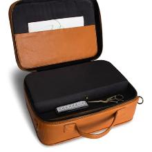 Valise de rangement pour brodeuses - Noyer