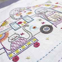 Une vie de chats - Panneau complet - TOILE IMPRIMÉE