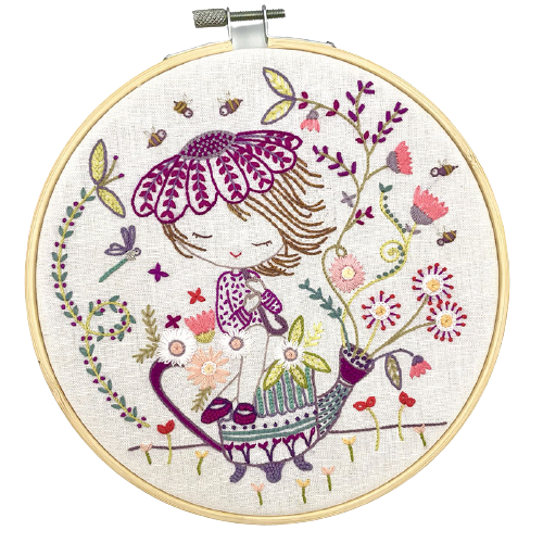 Quand Salomé s'occupe de son jardin (vendu sans cercle)
