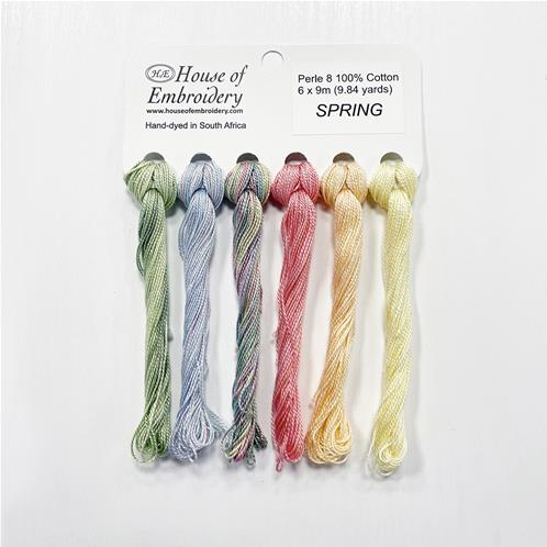 Coton perlé n°8 House of Embroidery - "Spring