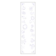 Broderies printanières - Panneau complet - TOILE IMPRIMÉE
