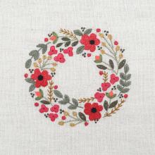 Couronne de coquelicots - Petite couronne de juin
