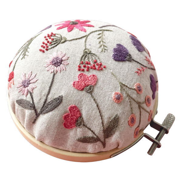 Lot De 2 Coussinets à épingles Pour Poignet - Velours Côtelé, Portable, Rangement Aiguilles Couture (6.5x4.3 Cm)