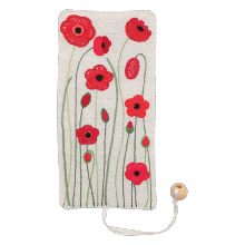 Marque-page coquelicots