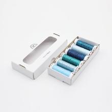 Fils métallisés - Pack de 6 nuances - Bleu Ice