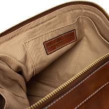 Pochette à projet en cuir - Noyer