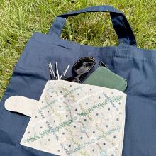 Poche Tote Bag fleurie