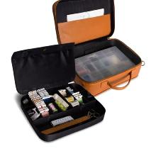 Valise de rangement pour brodeuses - Noyer