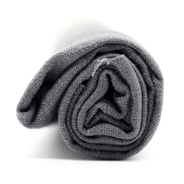 Lin fin Anthracite - Coupon 150 cm