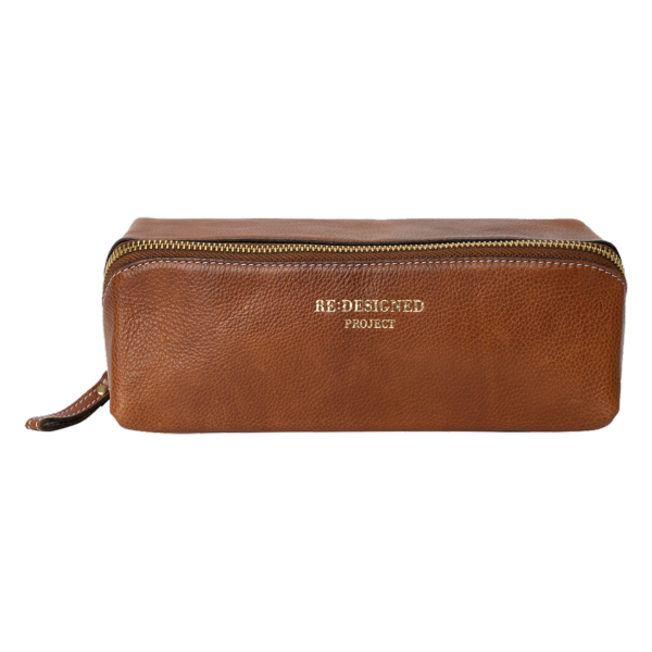 Grande trousse en cuir - Noyer