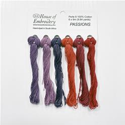 Coton perlé n°8 House of Embroidery - "Passion