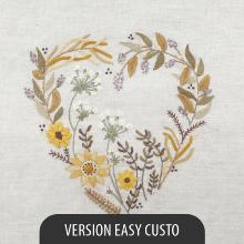 Soleil d’or (Coeur brodé de Aout) - EASY CUSTO
