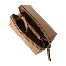 Trousse en cuir - Taupe