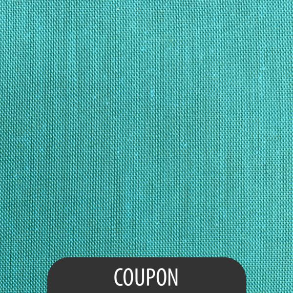 Coton turquoise - Coupon