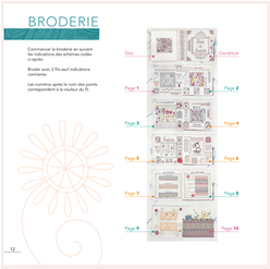 Livre Leçon de broderie - 54 points