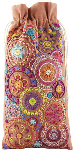 Etui à lunettes - Mandala - Orange